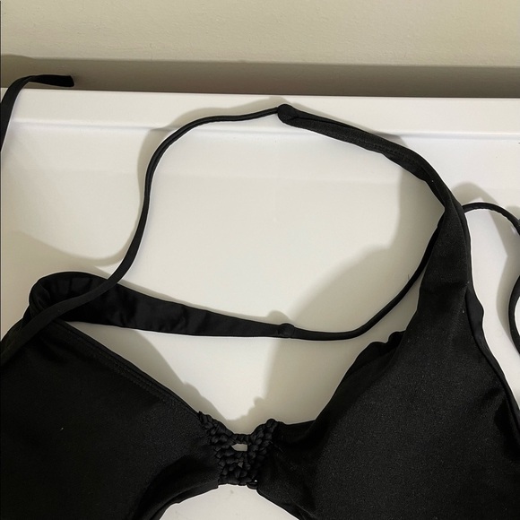 Bar lll sz med swim top in black with lacing attachment - Picture 8 of 10